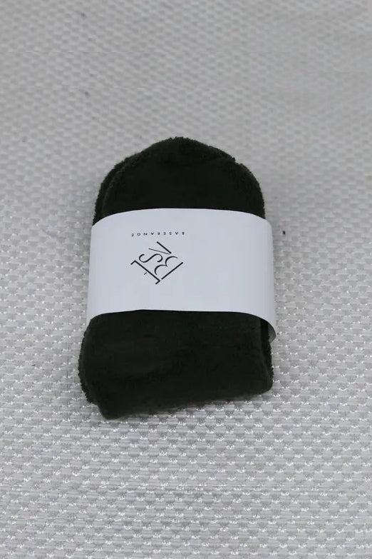 BASERANGE long-staple cotton socks KOAS-LC-WI21 green